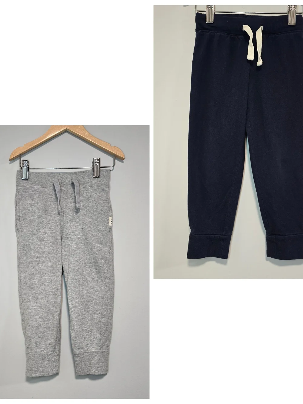 GAP /Old Navy Kids Jogger Pants - Gray & Navy
